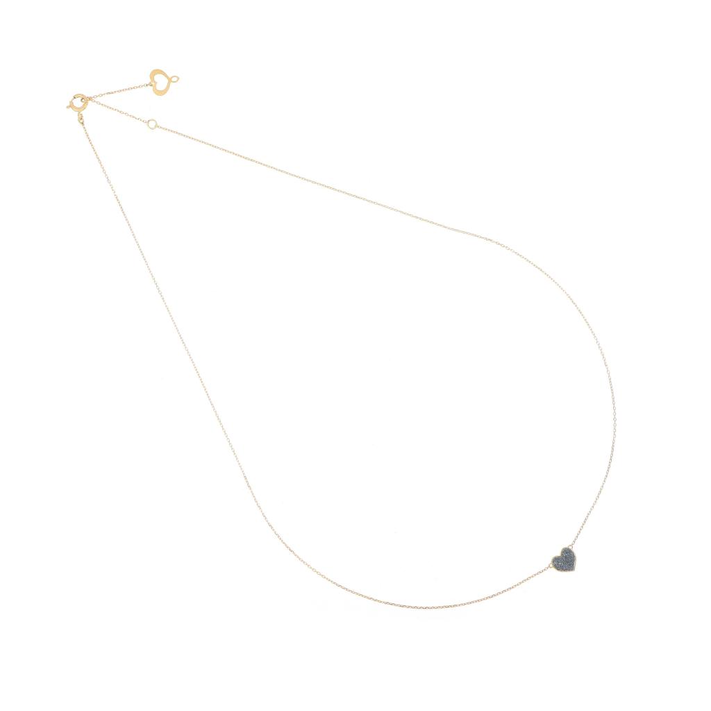 Maman et Sophie GCSSO2PSK Diamond Dust Heart Choker - MAMAN ET SOPHIE