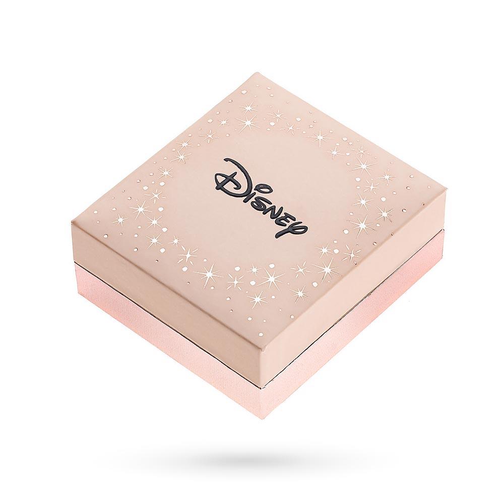 Orecchini bambina Disney Cuore Corona rosa cristalli bianchi - DISNEY 