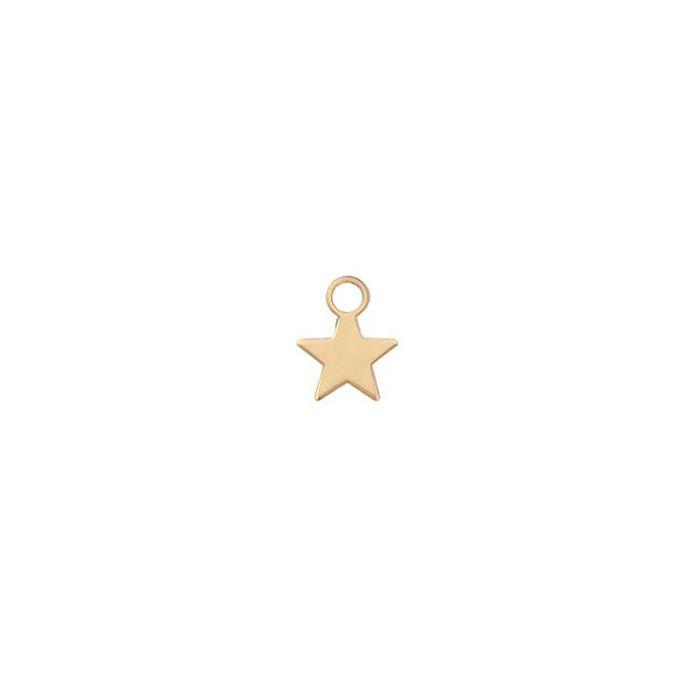 18kt yellow gold star charm Luxury Piercing by Maman et Sophie - MAMAN ET SOPHIE