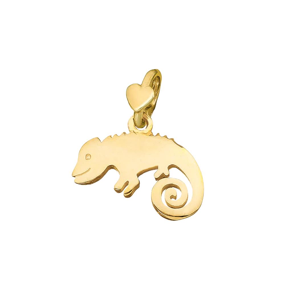 Chameleon Pendant Animaletti Gold Collection Dodo Mariani - DODO MARIANI