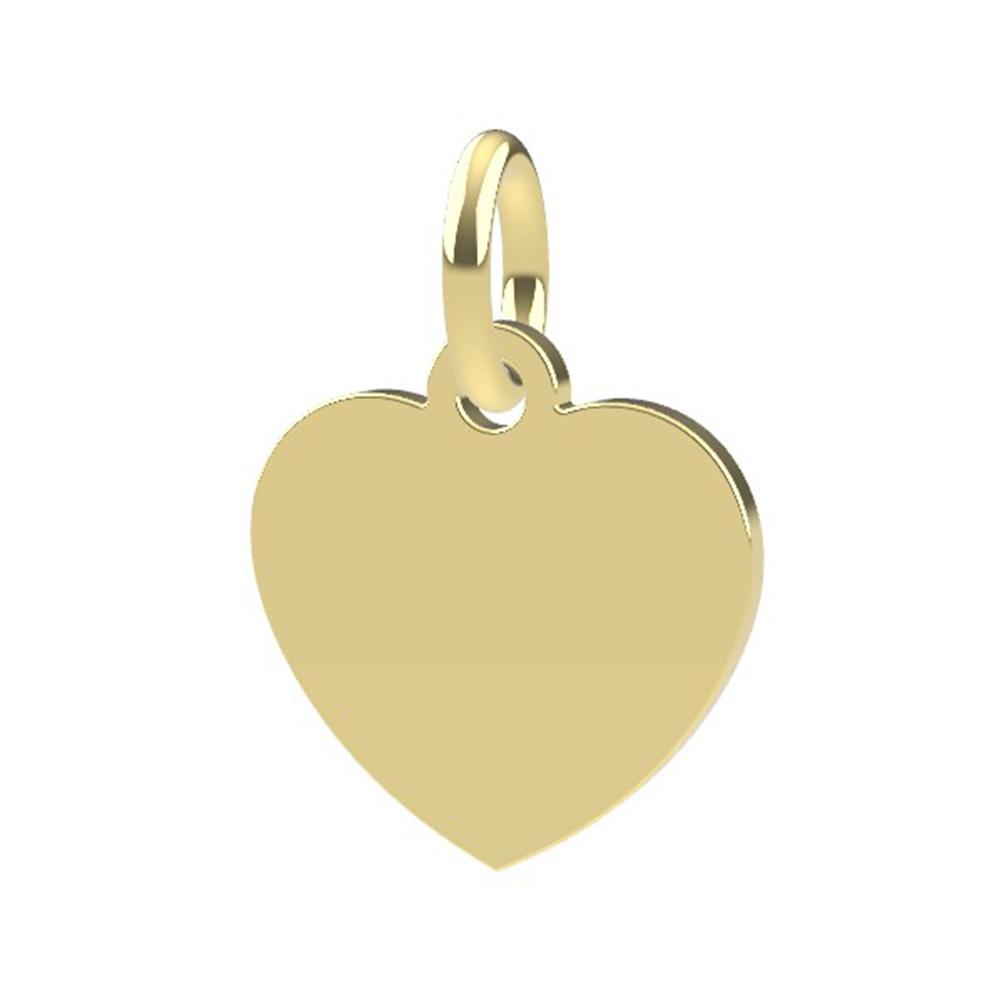 Ciondolo a forma di Cuore in oro giallo 18kt - DEDIE