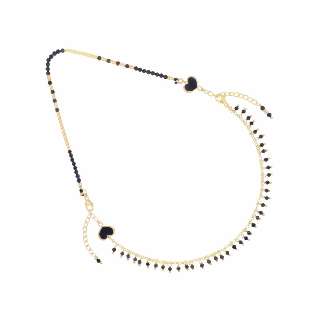 Necklace composed of 2 black spinel bracelets Maman et Sophie CLMAFRA - MAMAN ET SOPHIE