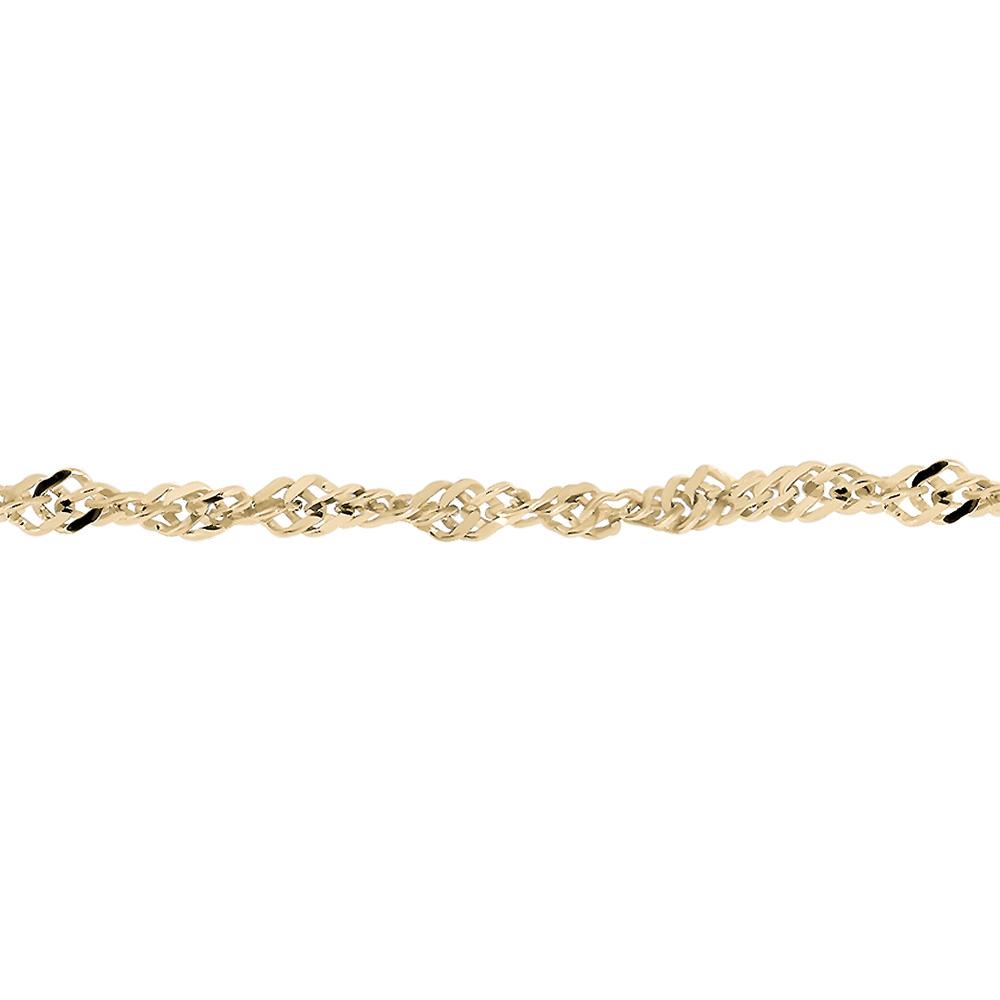 18kt yellow gold Singapore Chain Bracelet - DEDIE