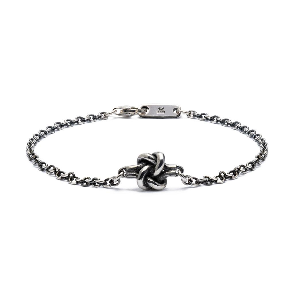 Bracciale catena nodo love argento 925 - VALENTINO DI LEONARDO