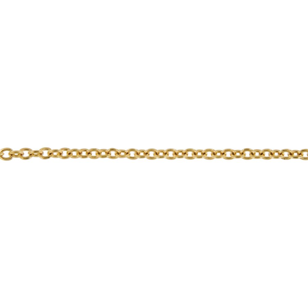 18kt yellow gold rolo chain bracelet - DEDIE