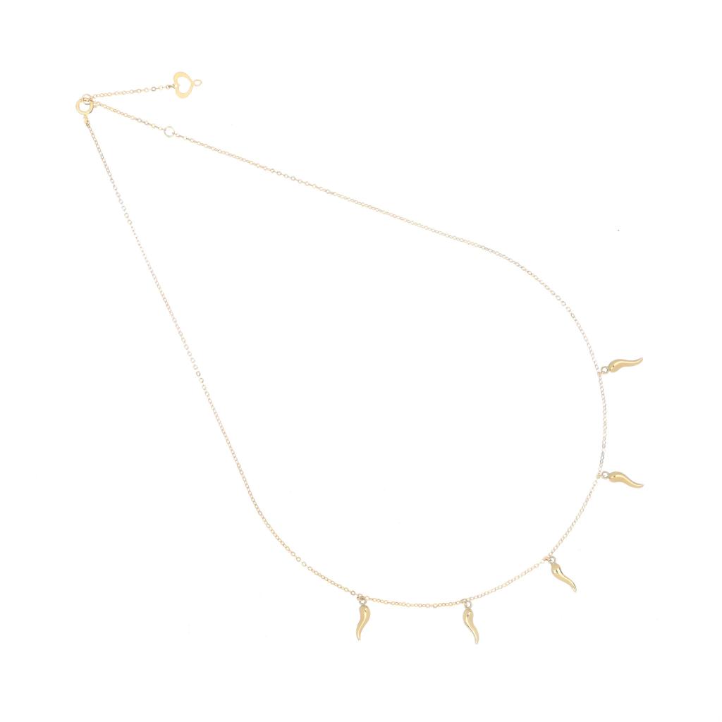 5 lucky horn necklace Maman et Sophie GCTIE5 - MAMAN ET SOPHIE