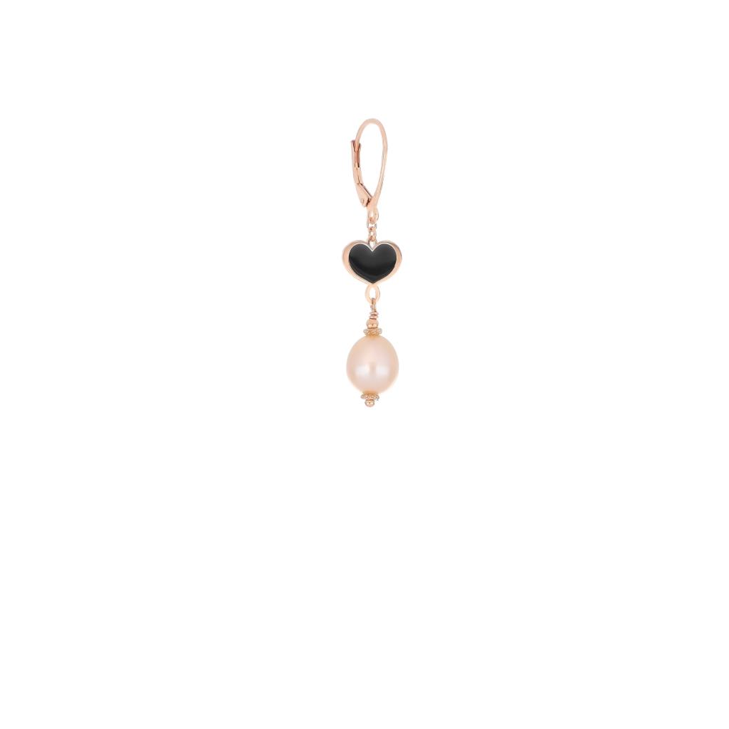 Maman et Sophie earring ORLAB1OV maman pearl heart - MAMAN ET SOPHIE