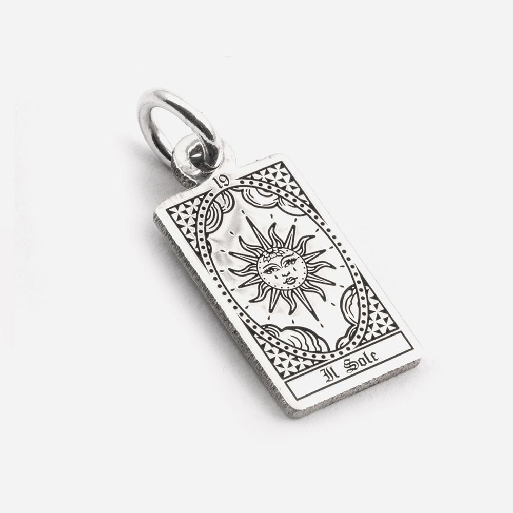 Tarot Card Pendant The Sun in 925 Silver - NOVE25