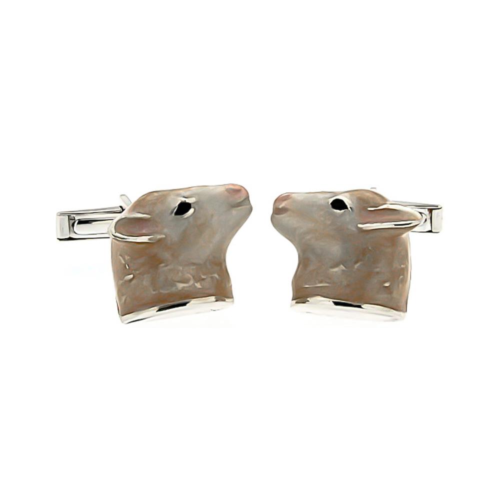 Sheep cufflinks 925 silver - Italian craftsmanship - SATURNO