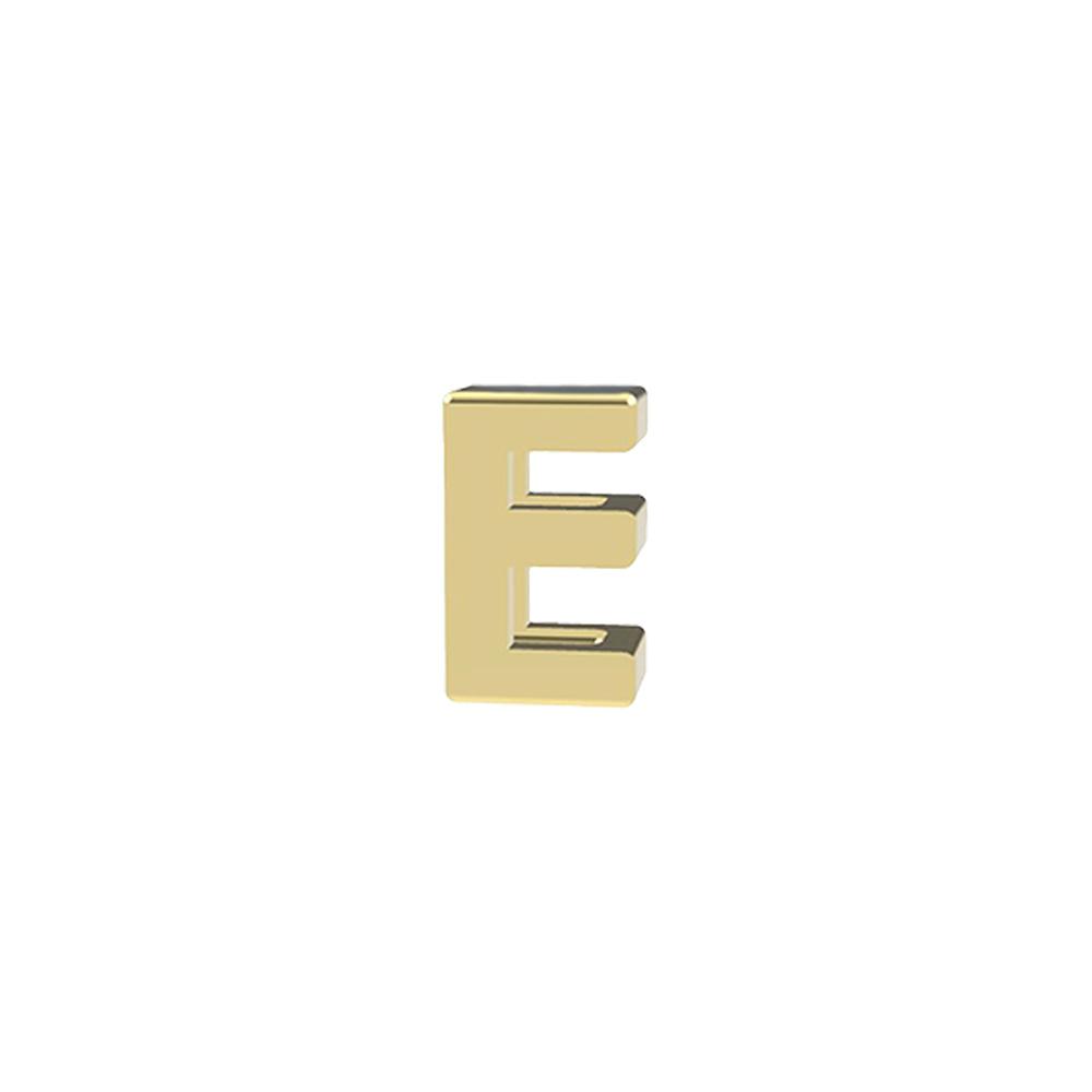 yellow gold Letter E Charm for Dedie Bracelets - DEDIE