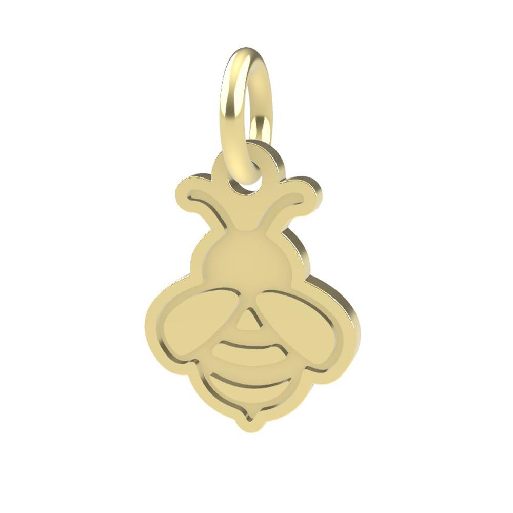 18kt yellow gold Bee pendant - DEDIE