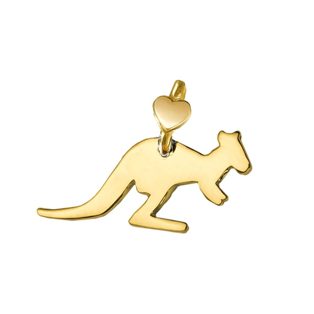 Kangaroo Pendant Animaletti Gold Collection Dodo Mariani - DODO MARIANI