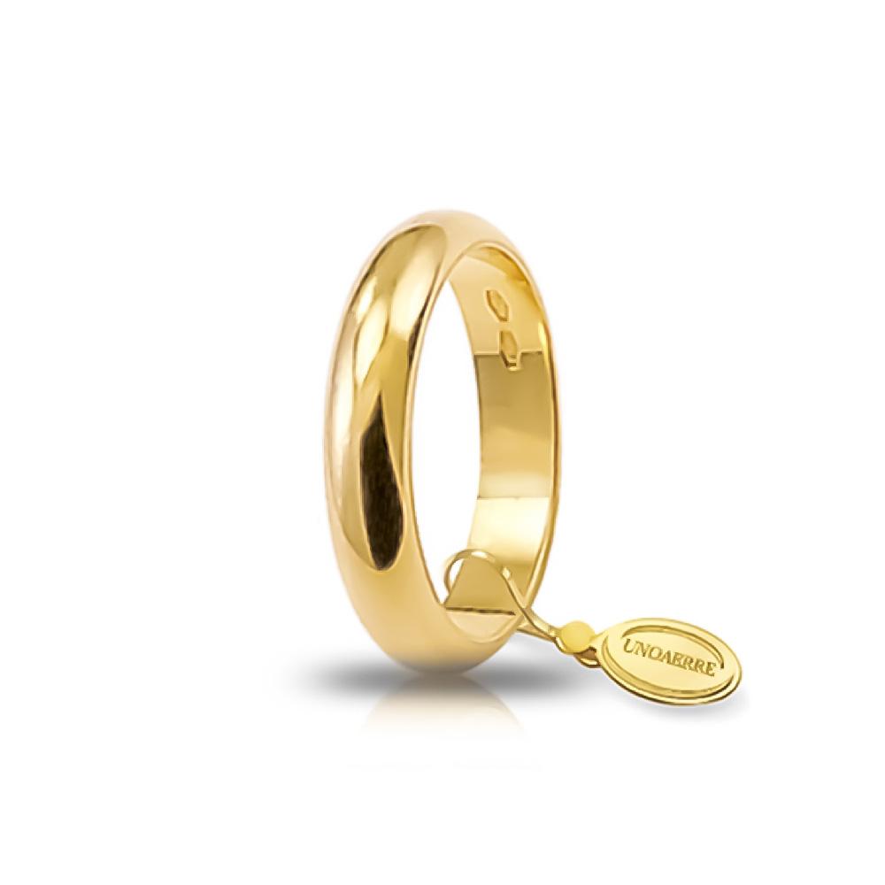 Classic Wedding Ring gr.6 in yellow gold - UNOAERRE