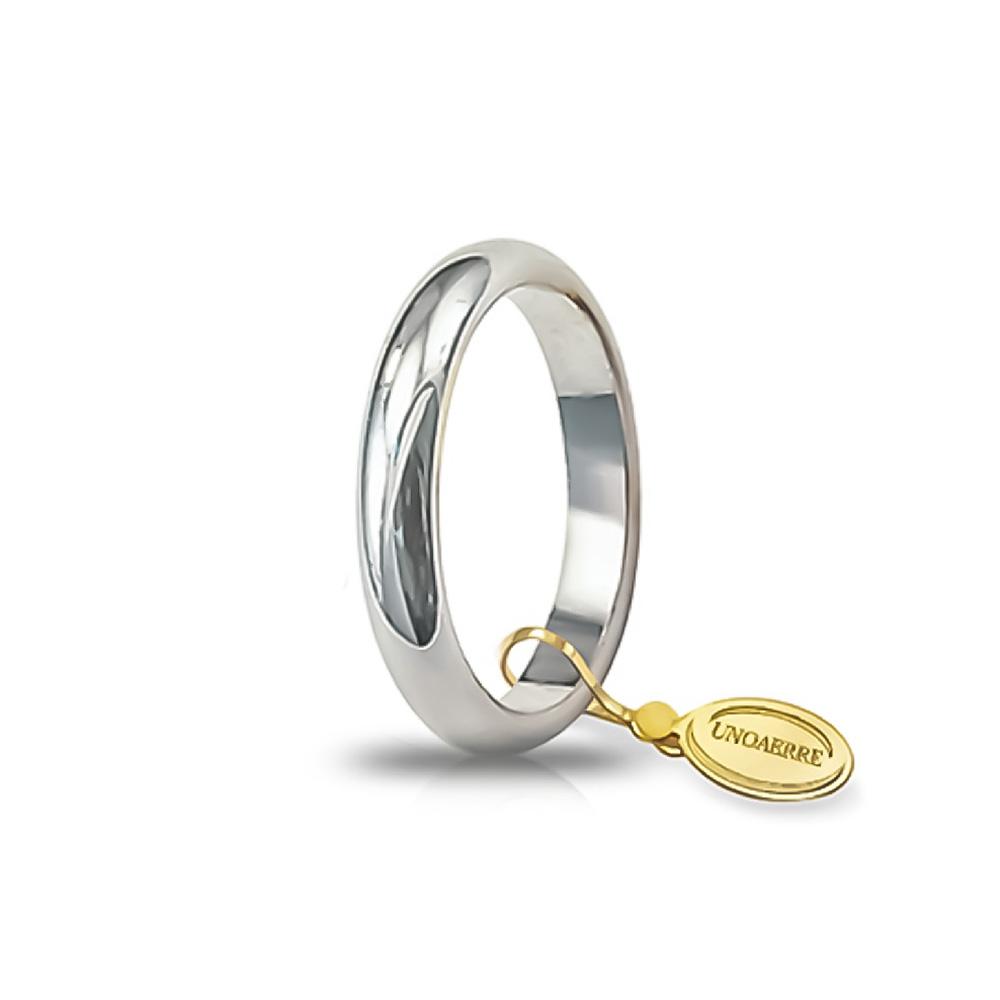 Classic Wedding Ring gr.5 in white gold - UNOAERRE