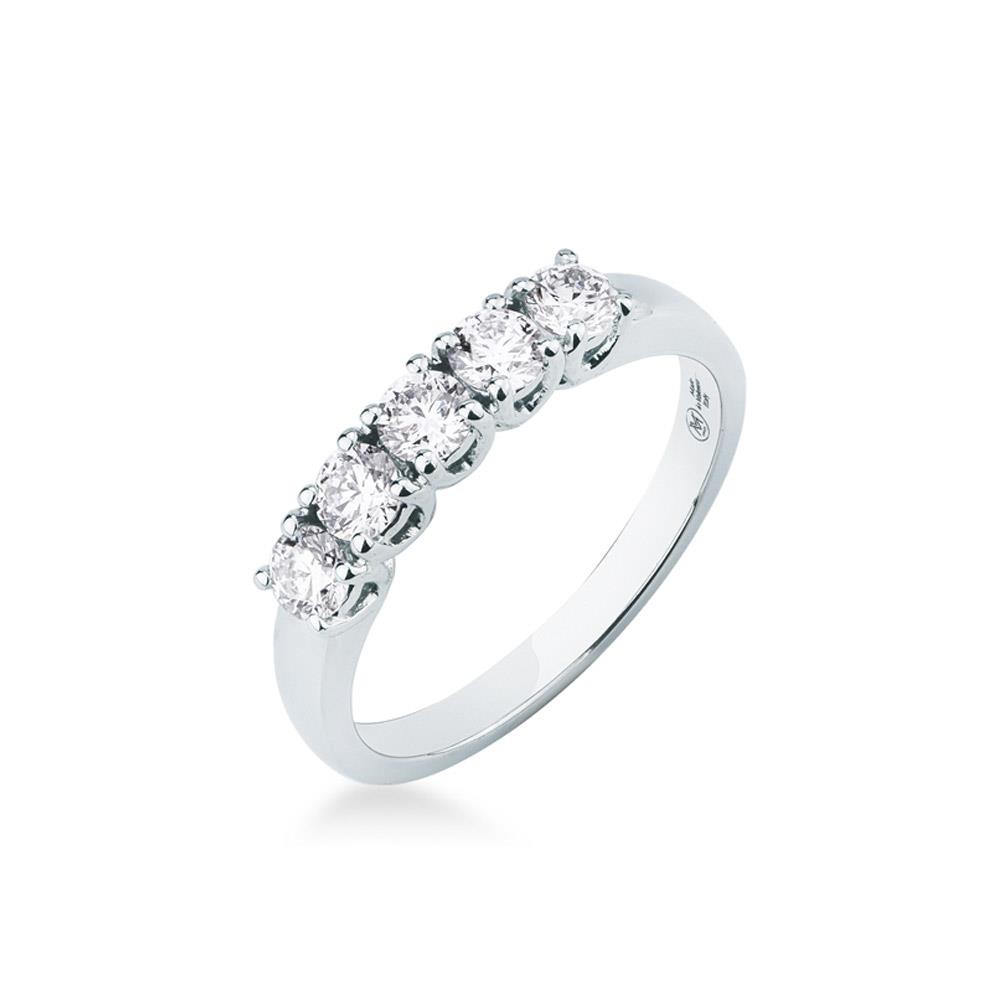 Riviere Ring with 5 Diamonds by Mirco Visconti 0.70ct F VS - MIRCO VISCONTI