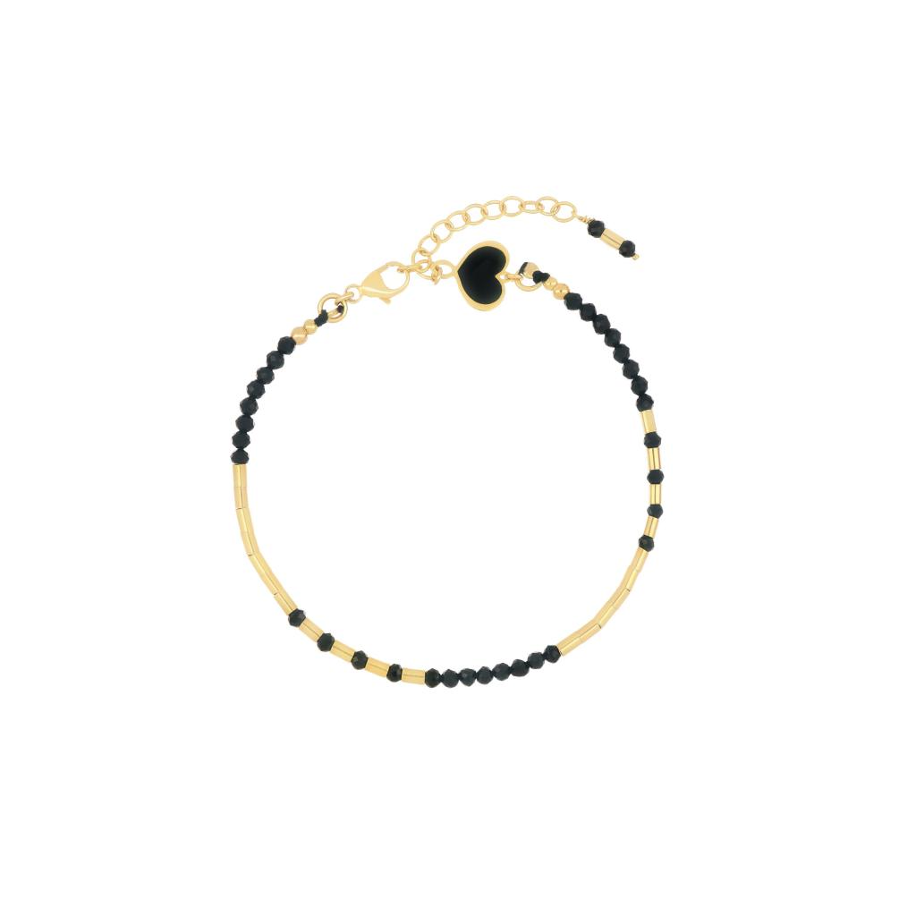 Maman et Sophie BRMAFSP Black Spinel Sphere Bracelet - MAMAN ET SOPHIE