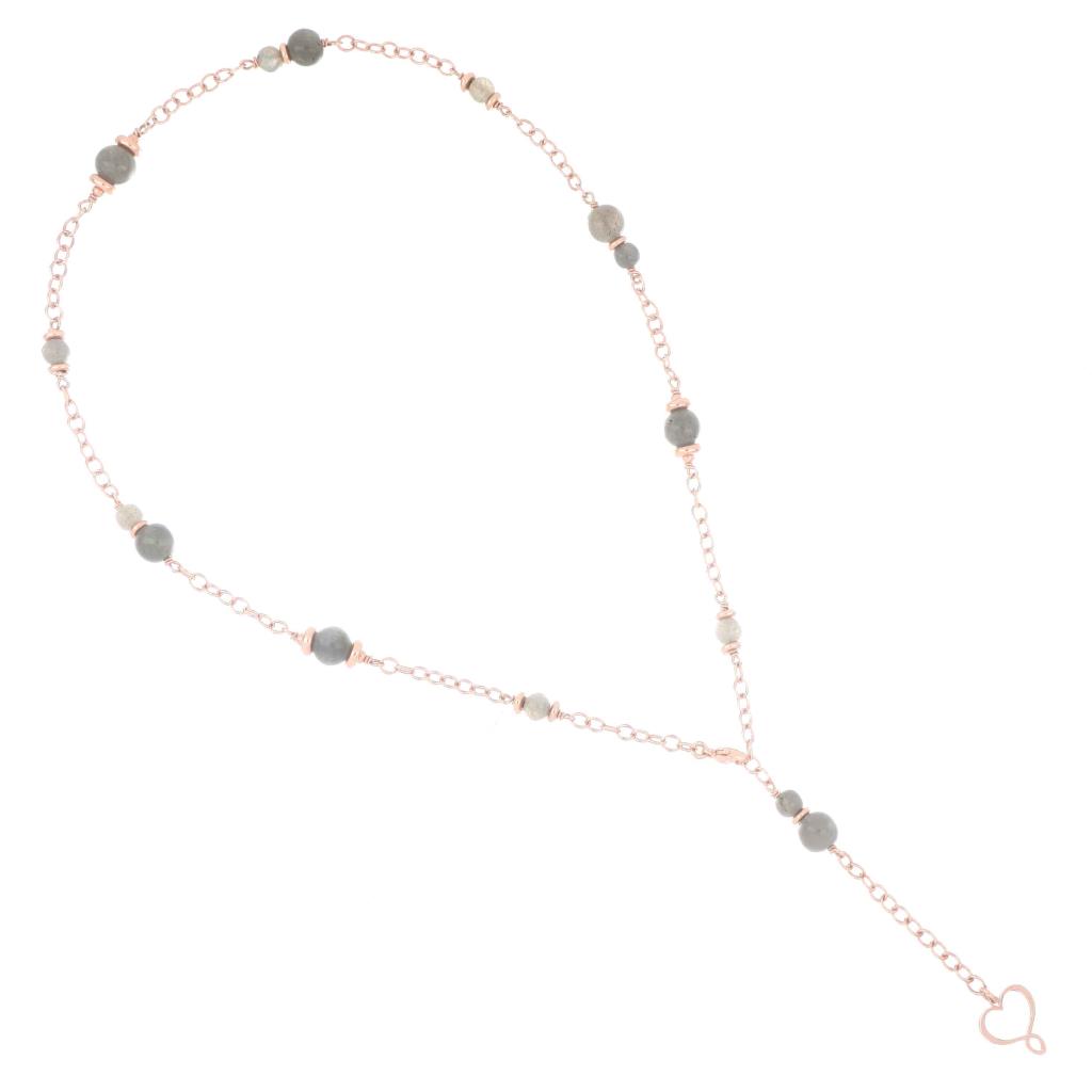 Maman et Sophie labradorite chain necklace GCCSDLBCT - MAMAN ET SOPHIE