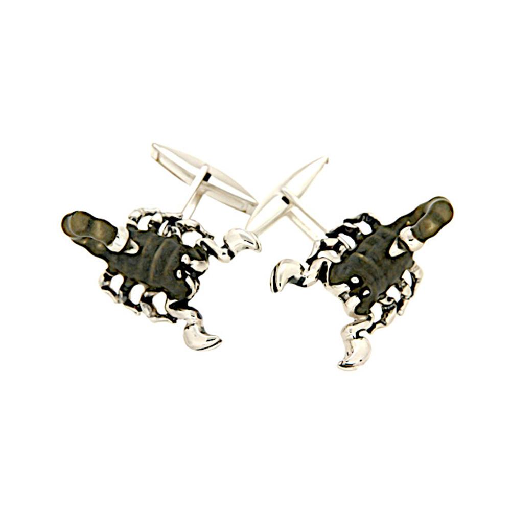 Scorpion cufflinks 925 silver - Italian craftsmanship - SATURNO