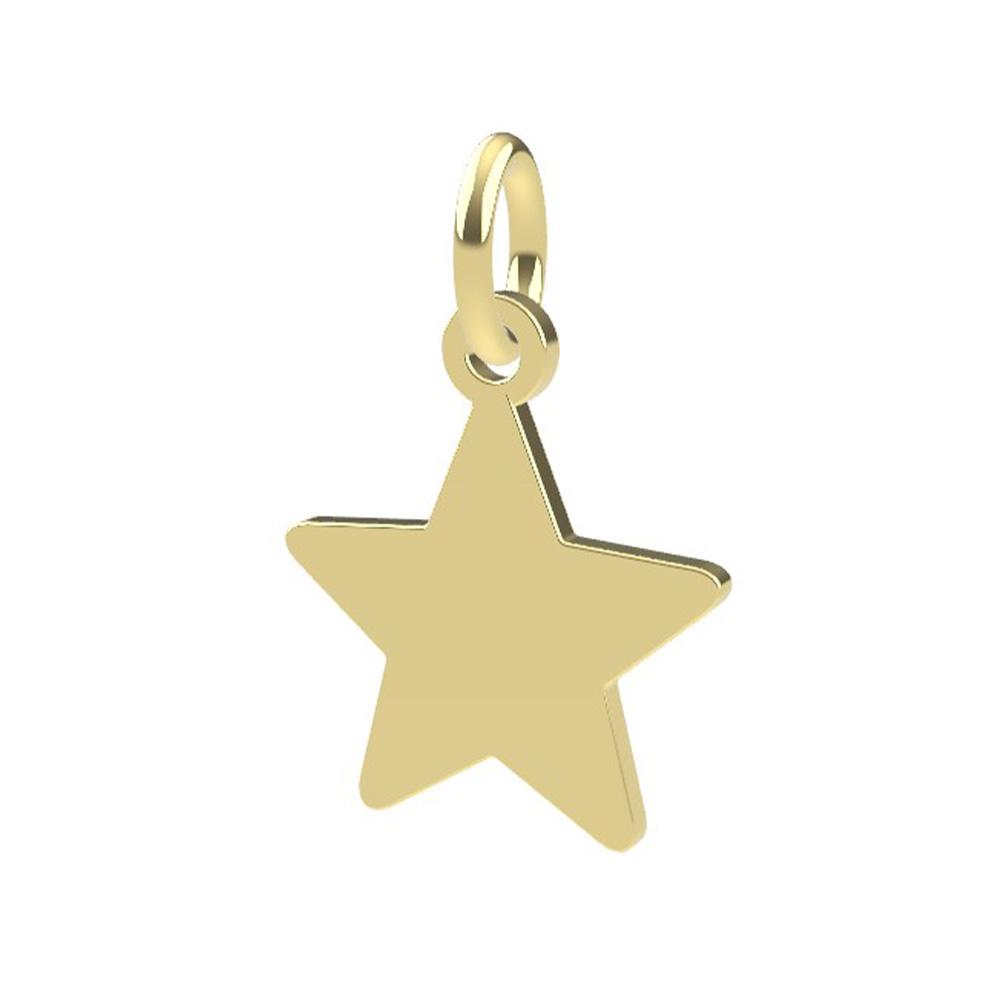 18kt yellow gold Star pendant - DEDIE