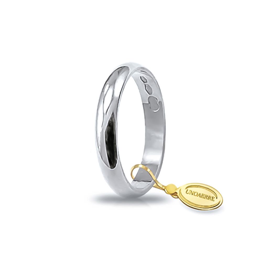 Classic Wedding Ring gr.3 in white gold - UNOAERRE