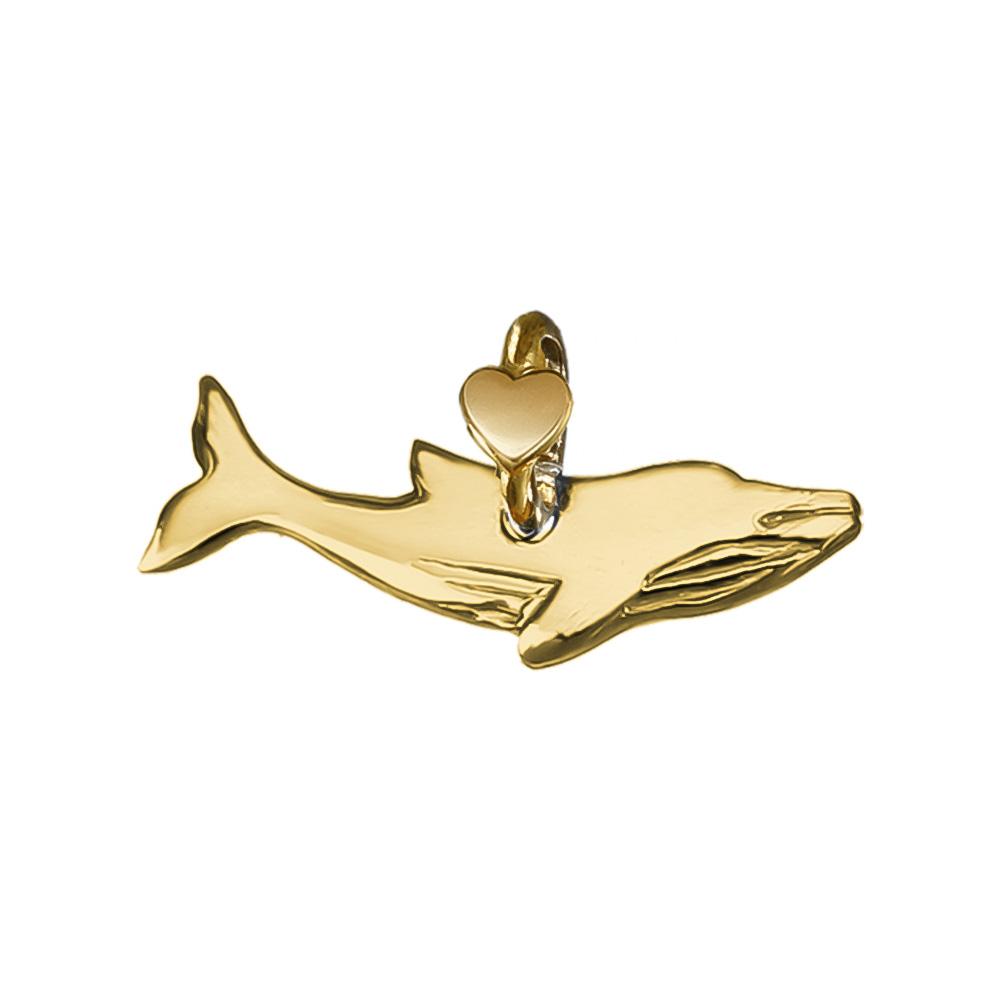 Whale Pendant Animaletti Gold Collection Dodo Mariani - DODO MARIANI