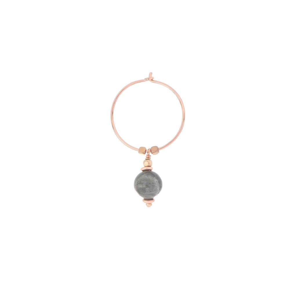 Maman et Sophie labradorite hoop earring ORCSD2LB - MAMAN ET SOPHIE