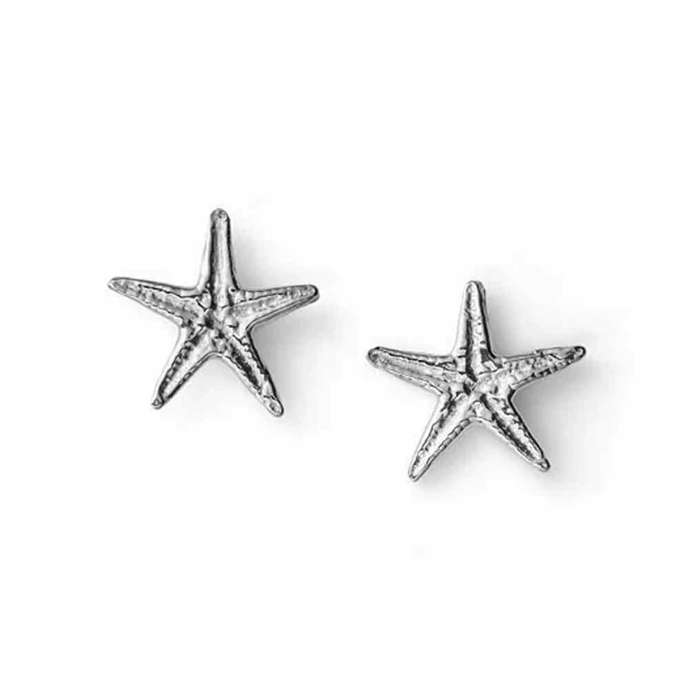 Elba starfish earrings for women in silver 1x1 cm - MARIA CRISTINA STERLING