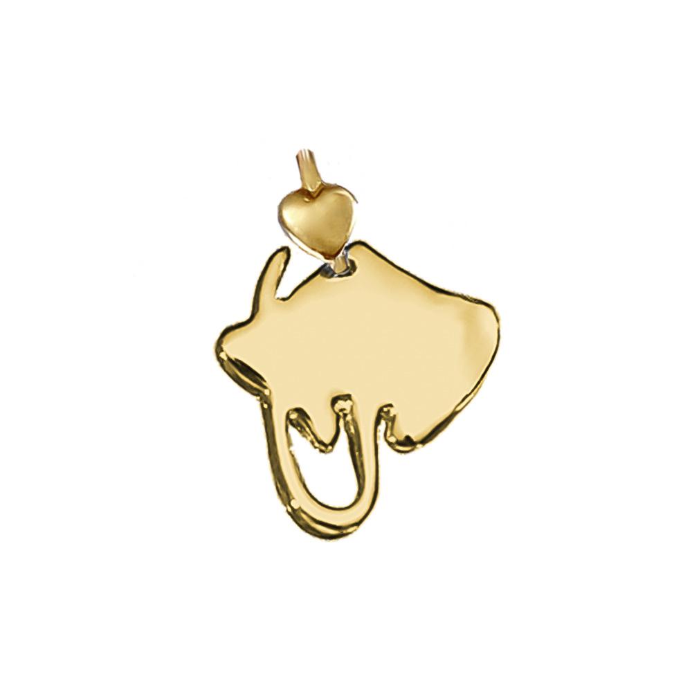 Ray Pendant Animaletti Gold Collection Dodo Mariani - DODO MARIANI