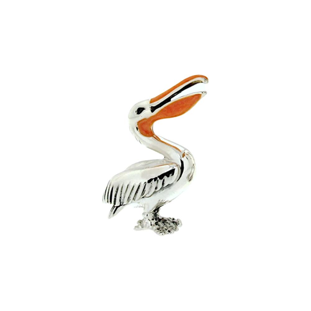 Small Pelican with Enamelled Beak ornament Saturno ST23-4 - SATURNO