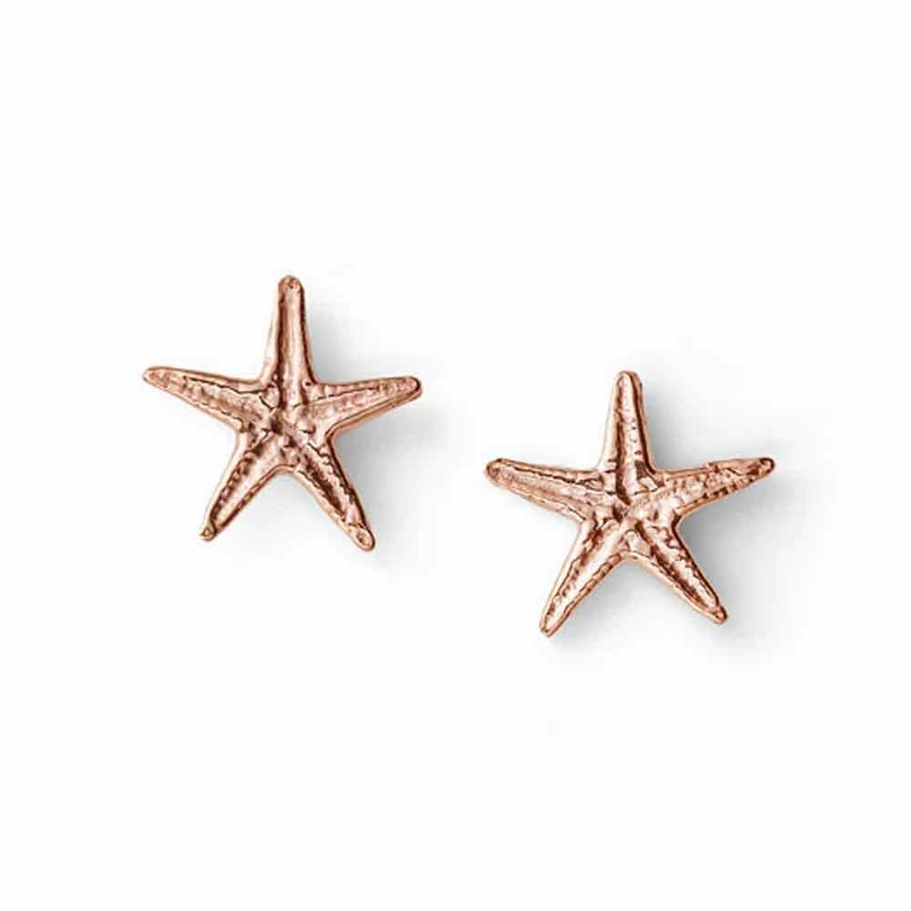 Elba starfish earrings for women in pink silver 1x1 cm - MARIA CRISTINA STERLING