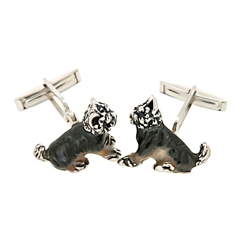 Yorkshire cufflinks 925 silver - Italian craftsmanship - SATURNO