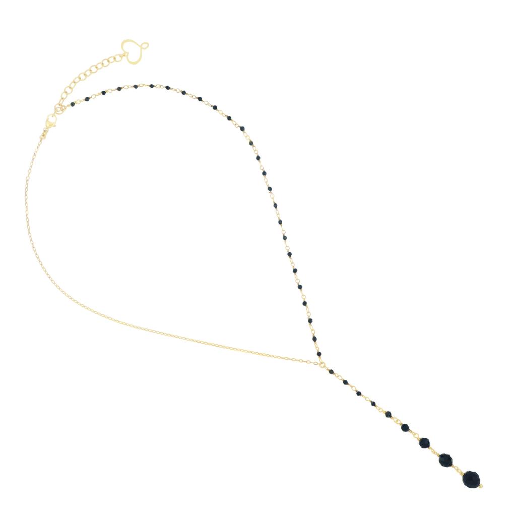 Maman et Sophie GCOND2RCT Black Spinel Scaled Spheres Choker - MAMAN ET SOPHIE