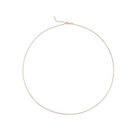 Collar leBebé LBBC9KR oro rosa de 9kt longitud 40-45cm