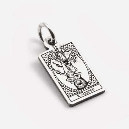 The Hanged Man Tarot Card Pendant in 925 Silver