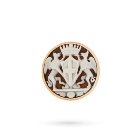 Pin de solapa Genova camafeo Escudo heráldico de la ciudad