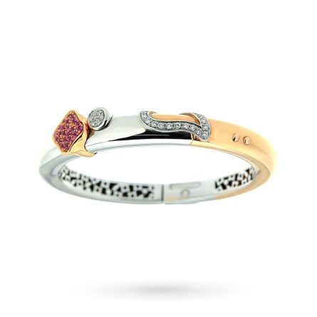 Bracciale Nouvelle Bague oro zaffiri 0,83ct diamanti 0,45ct