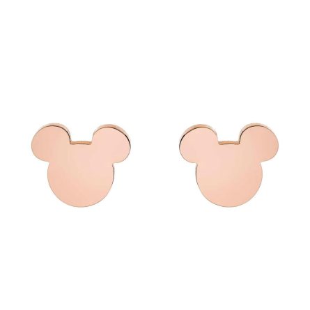 Orecchini Disney Mickey Mouse acciaio lastra rosa