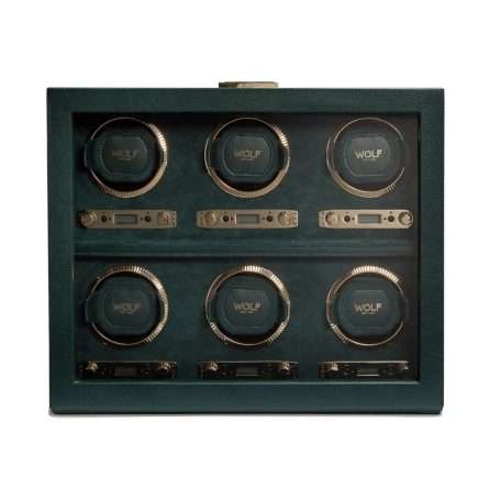 Wolf Rotor de reloj de 6 piezas - Verde