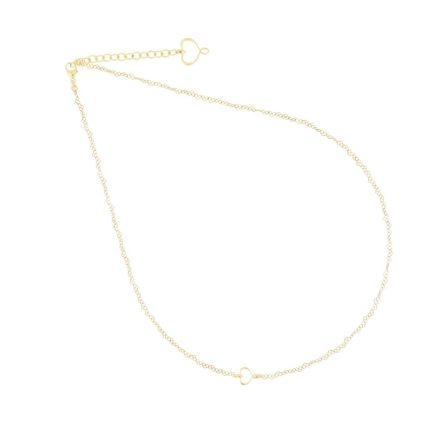 Maman et Sophie GCPPTCUP Yellow Openwork Heart Choker