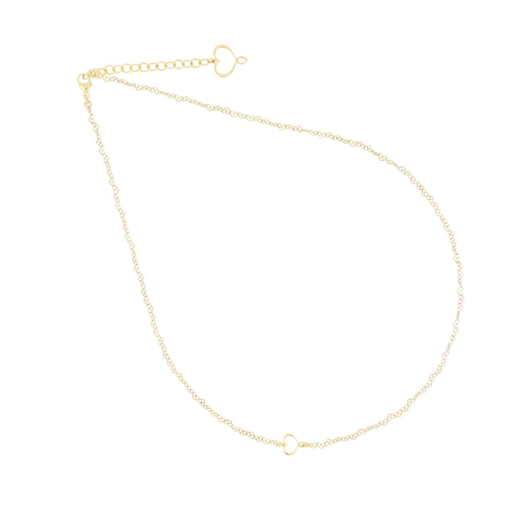 Maman et Sophie GCPPTCUP Yellow Openwork Heart Choker