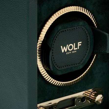 Wolf Rotor de reloj único - Verde