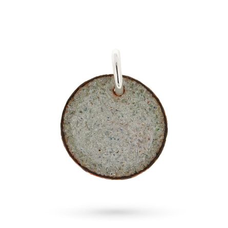 Gabriella Rivalta Tempio Diana colgante Pegli cobre plata