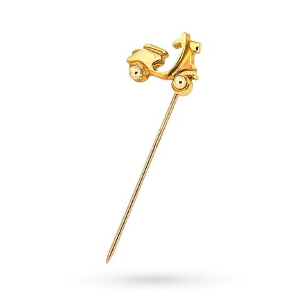 Lapel Pin vespa lambretta in 18kt yellow gold