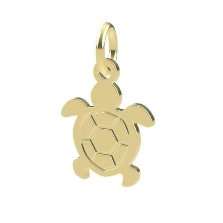 18kt yellow gold Turtle pendant Dedie