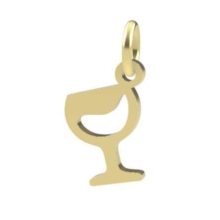 18kt yellow gold Chalice pendant Dedie