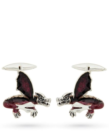 Dragon cufflinks 925 silver - Italian craftsmanship