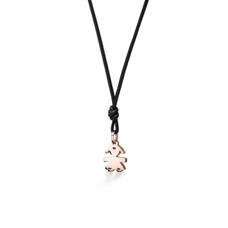 Colgante leBebe LBB049 Clásico niña oro rosa h1,00 cm