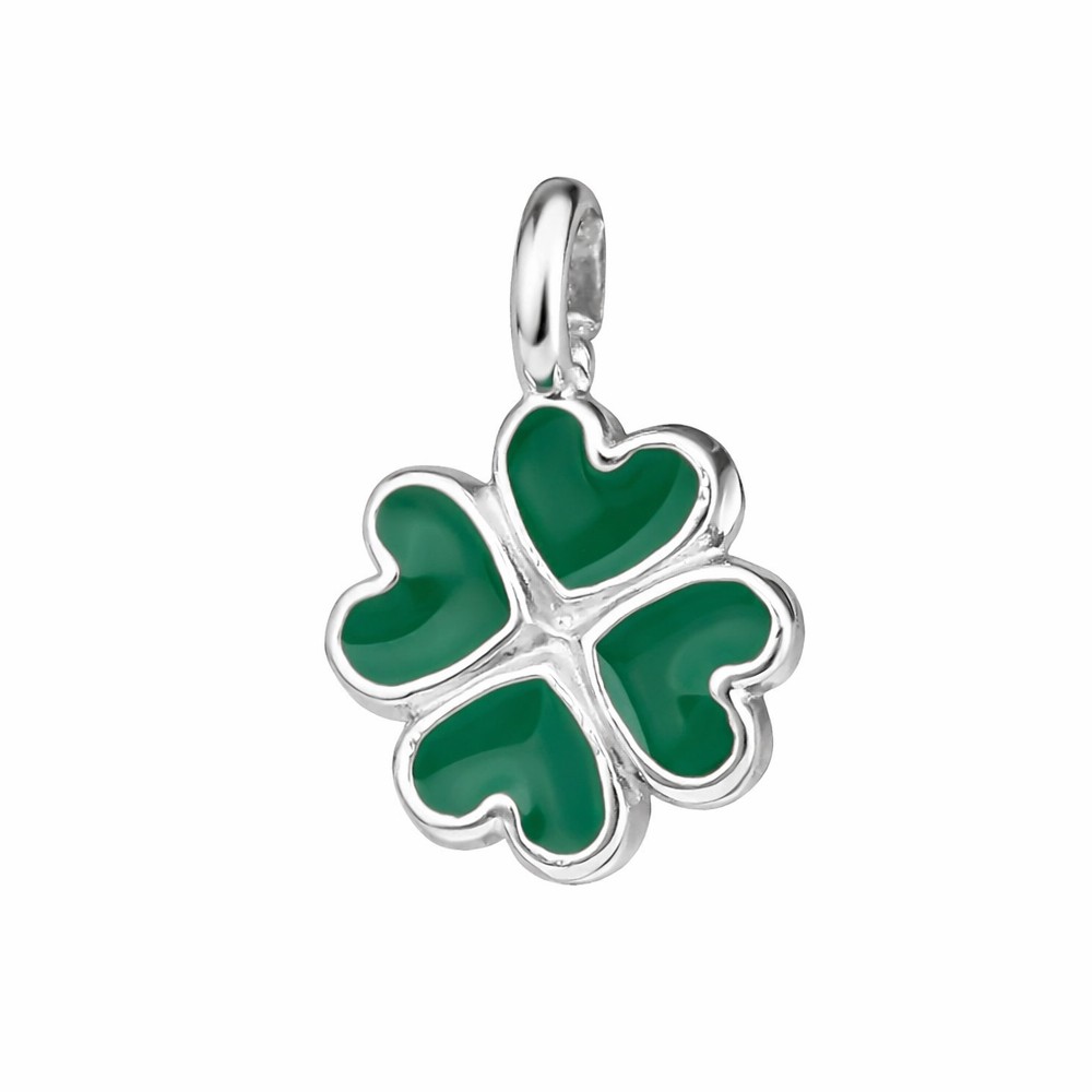 Edoardo Mariani four-leaf clover pendant in 925 silver