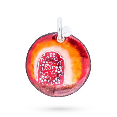 Gabriella Rivalta Porta del Cuore Maxi colgante cobre plata