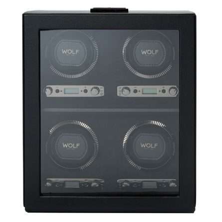 Wolf Rotor de reloj de 4 piezas - Negro